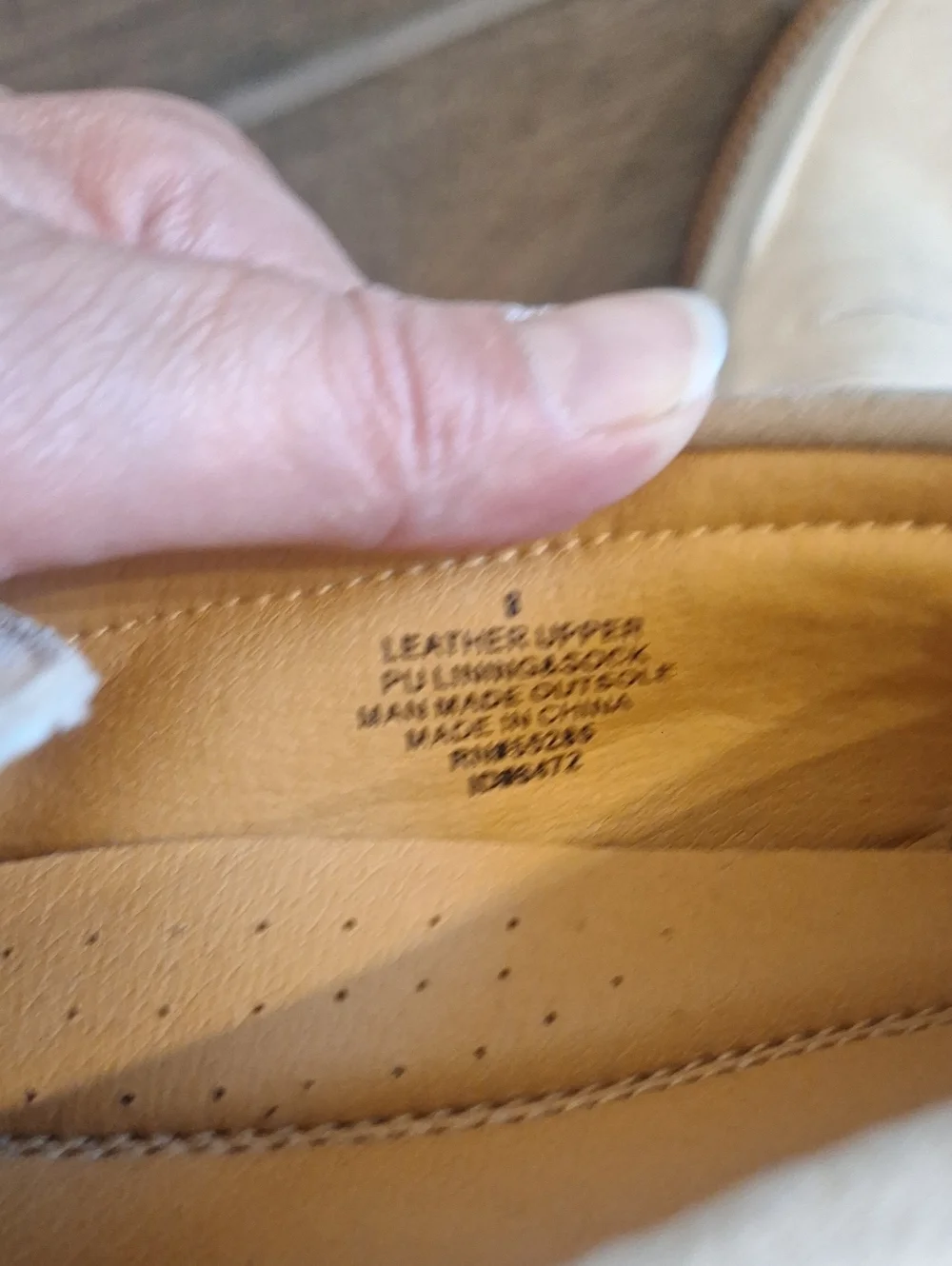Express Mens Genuine Suede Loafers Classic Preppy Office Size 9 Stone Beige